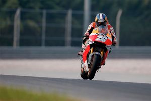 Pedrosa ups pace on day two of Sepang MotoGP test