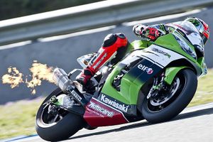 Kawasaki's Sykes and Baz lead final European WSBK test