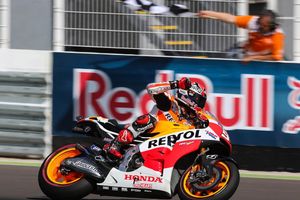 Marquez wins in Argentina as Miller bumped from Moto3 victory