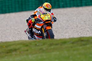 Aleix Espargaro on record pace Thursday at Assen