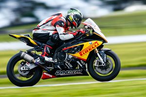 Pirelli celebrating Allerton's ASBK championship win