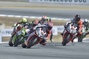 Melandri and Sykes share Laguna Seca WSBK spoils