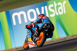 Rins ahead in Moto3 practice at home circuit