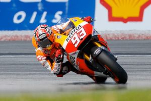 Marquez on MotoGP pole position in Malaysia