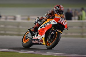 Marquez dominates opening day in Qatar