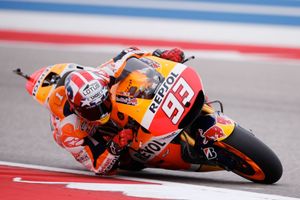 Marquez takes pole at COTA after dramatic Q2