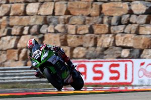 Kawasaki's Rea and Sykes fastest on Friday at Aragon