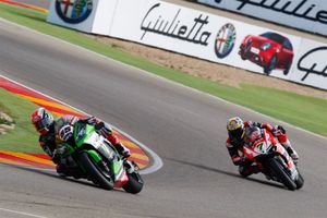 Rea and Davies share Aragon WorldSBK race wins