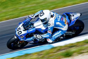 Cudlin competitive in IDM Superbike opener