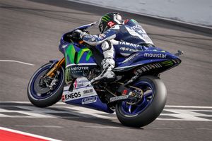 Advantage Lorenzo at cool and cloudy Silverstone