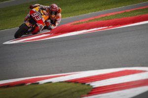 Marquez scorches to record pole at Silverstone