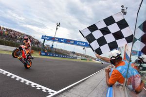 Marquez wins dramatic Misano MotoGP race