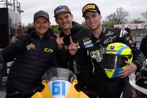Currie celebrates breakthrough British Supersport win