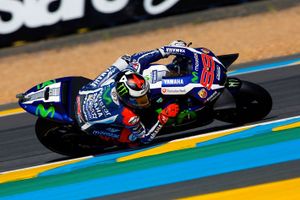 Lorenzo blitzes to Le Mans MotoGP pole position