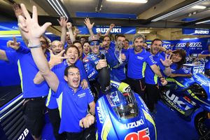 Suzuki celebrating milestone MotoGP podium return