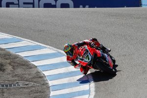 Davies sets day one WorldSBK benchmark at Laguna Seca