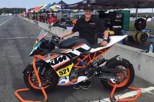 Dirt track talent makes US road racing debut