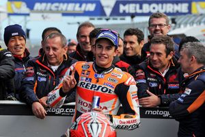 Marquez on MotoGP pole, Miller fifth at Phillip Island