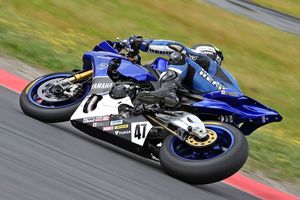 Yamaha Racing Team carrying out Dunlop ASBK tyre development