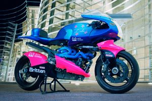 Britten V1000 heading to Island Classic for demonstration laps