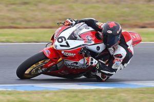 Staring quickly on pace in Crankt Protein Honda debut