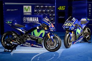 Movistar Yamaha uncovers 2017 MotoGP livery of Rossi and Vinales