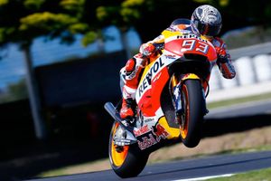 Marquez sets Phillip Island MotoGP test pace on day one