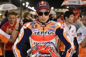 Medium compound front tyre switch a mistake for Marquez