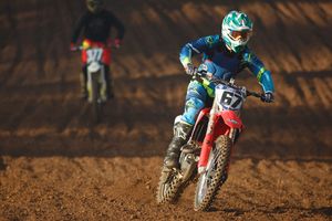 Staring content with one-off motocross appearance