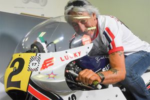 Lucchinelli honoured as MotoGP Legend at Italian grand prix