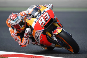 Marquez quickest at the conclusion of day one in Spain