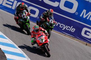 Davies does it in Laguna Seca WorldSBK race one