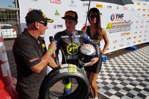Tom Bramich wins Pirelli’s 'Rider of the Round Award' at ASBK