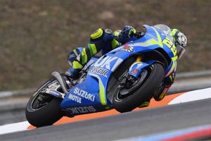 Congestion causes pit-lane crash for Iannone at Brno