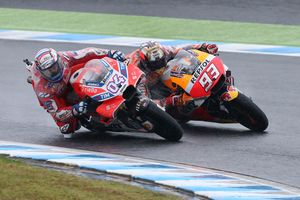 Dovizioso edges Marquez in wet Motegi MotoGP thriller