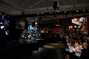 New Triumph Tiger range displayed in EICMA presentation