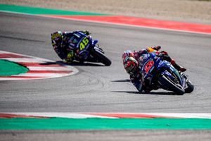 Aragon lead up draws mixed opinions from Movistar Yamaha duo