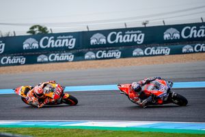 Dovizioso satisfied despite dramatic loss to Marquez in Thailand