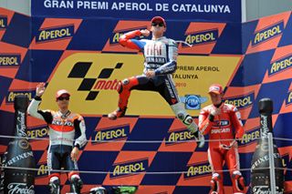 MotoGP: Lorenzo wins another race from pole at Catalunya