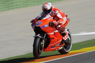 MotoGP: Stoner storms to final pole with Ducati at Valencia