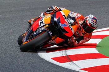 Stoner sixth quickest during Catalunya test on Monday