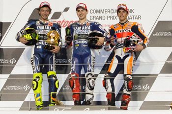 Lorenzo and Rossi elated with Yamaha's standout showing in Qatar