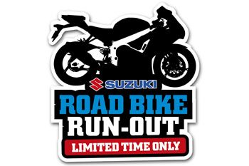 Suzuki Road Bike Run-Out offering generous factory bonuses