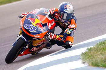 Sissis pleased to lead first ever laps of Moto3 race