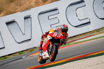 Honda's Marquez sets early practice pace at home GP in Spain