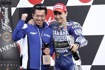 Yamaha celebrating 200th premier class victory at Motegi