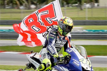 Tributes flow for the late Marco Simoncelli at Malaysian Grand Prix