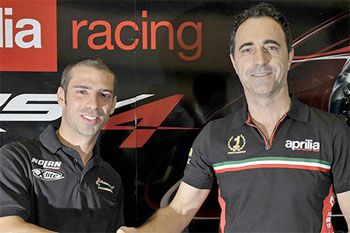 Melandri's Aprilia World Superbike deal officially announced