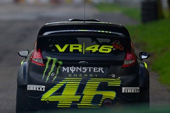Rossi runner up in Monza Rally Show to Dani Sordo