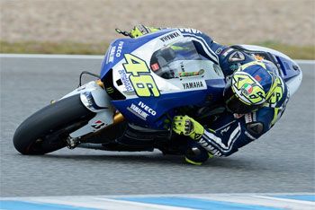 Rossi leads day two of MotoGP testing at Jerez in Spain